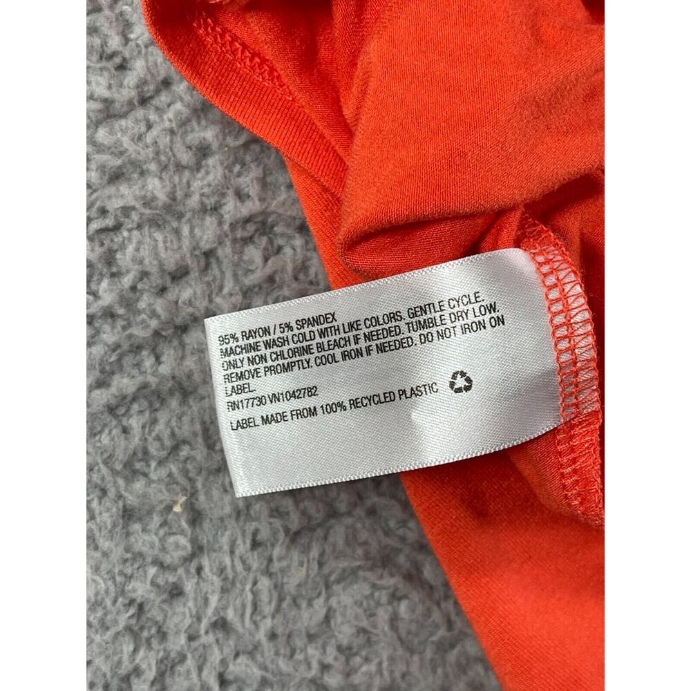 Ava & Viv Skirt Womens 2X Orange Stretch Waist Layered Flowy NWT - Picture 10 of 11